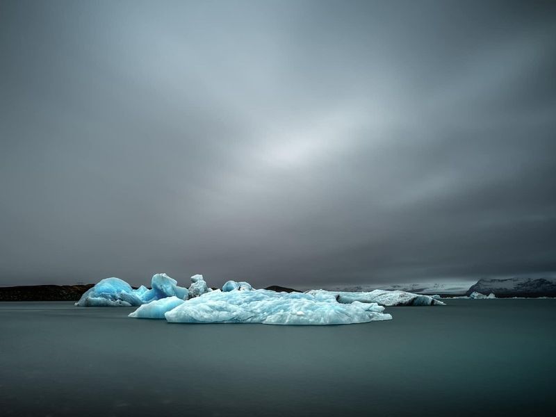 Iceland iceberg medium format phase one long exposure  Iceberg lagoon photo preview