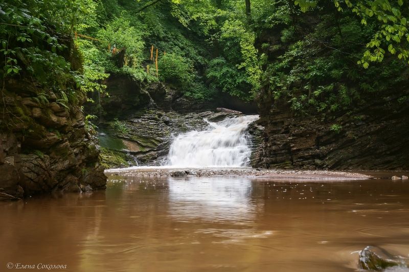 водопады руфабго, адыгея, пейзаж Водопад Каскадныйphoto preview