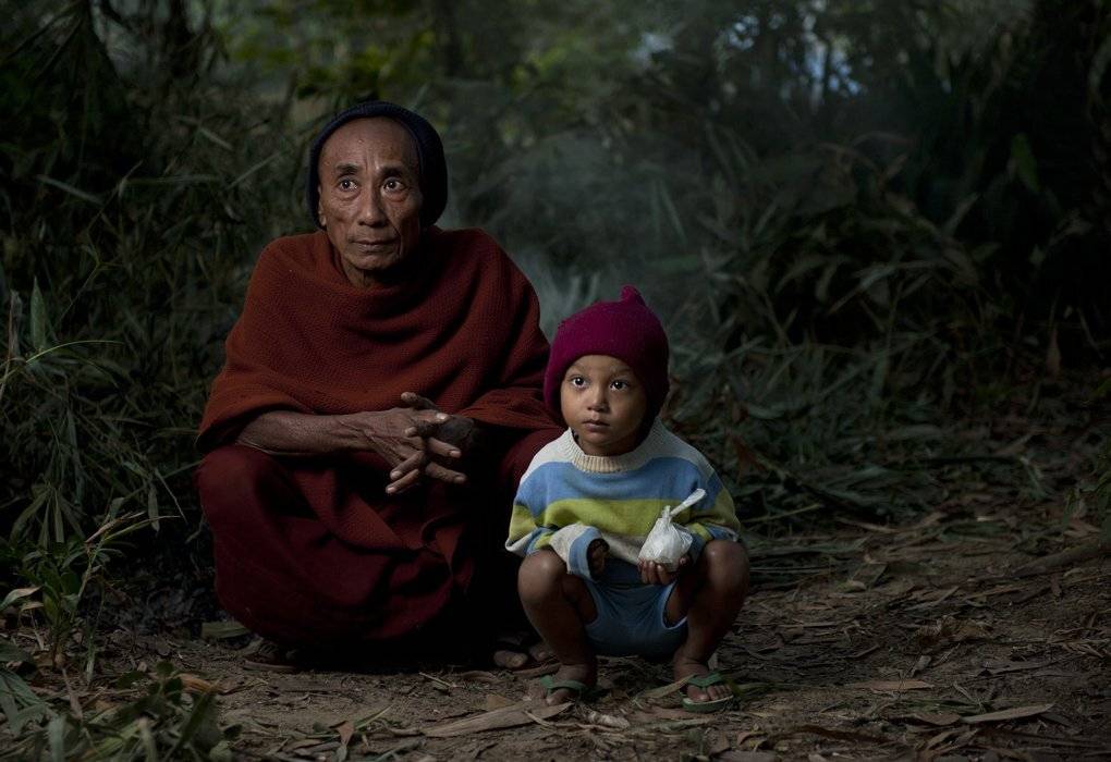 Asia, Child, Children, Dusk, Forest, Man, Men, Portrait, Tomek Jungowski
