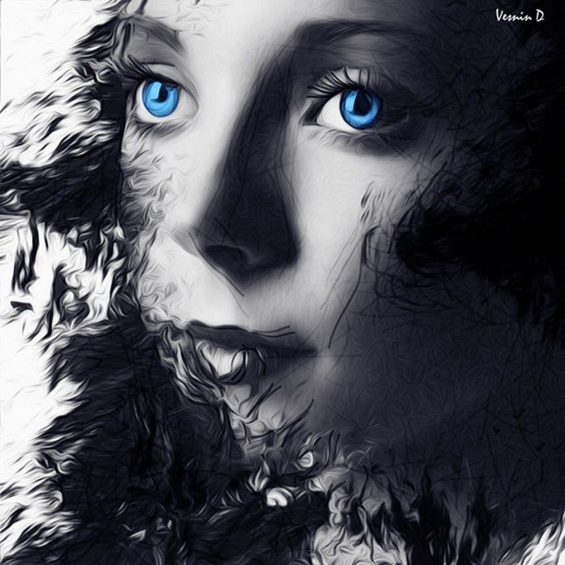 Nikon d50, Арт, Вильниус, Литва, Портрет девушки, Фотошоп ***photo preview