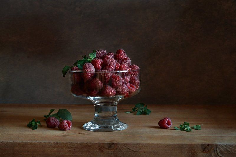 Малина, натюрморт **photo preview