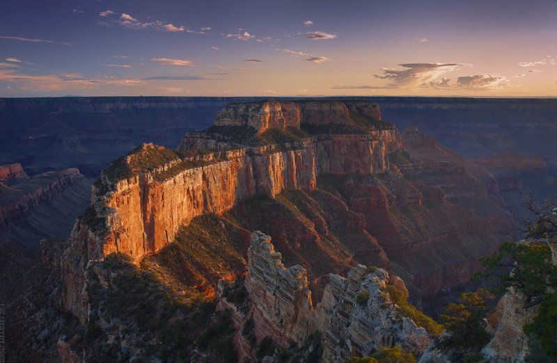 Закат в Гранд каньонеphoto preview