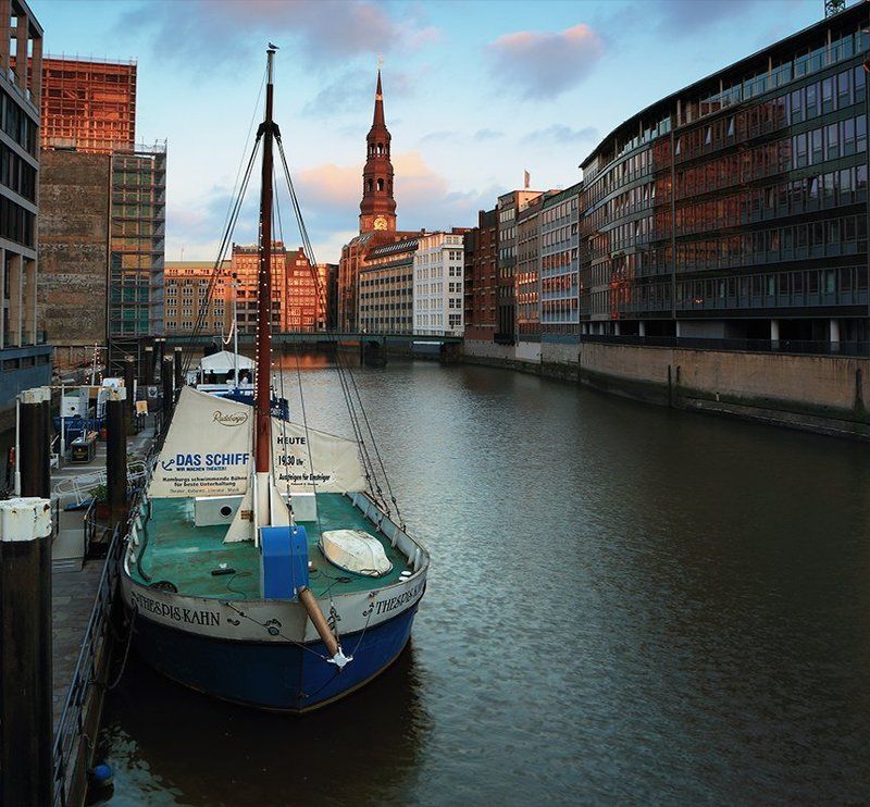 германия, гамбург, каналы городские каналыphoto preview