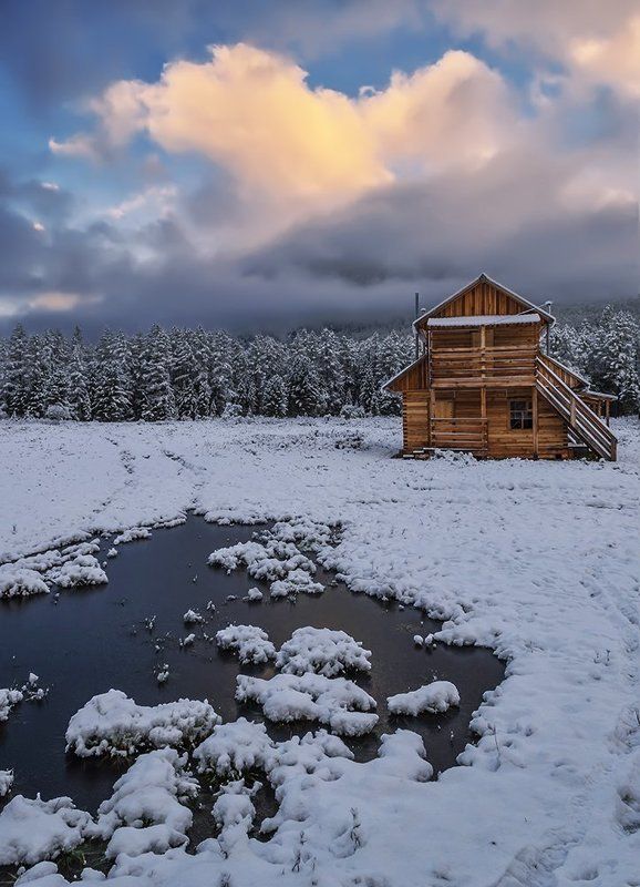 Алтай, Горный алтай, Горы, Катунский хребет, Мультинские озера, Осень, Пейзаж, Природа, Путешествие, Рассвет, Снег, Туризм, Утро В сентябреphoto preview