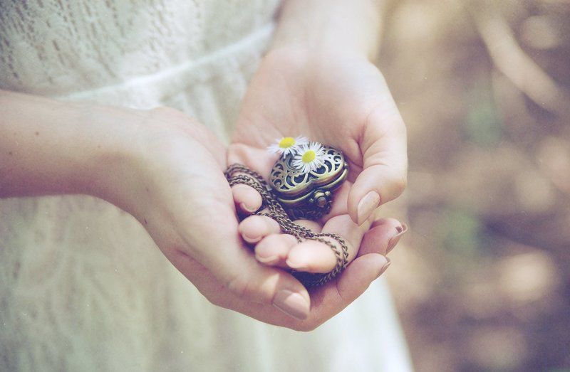 Flowers, Forest, Girl, Sun .....photo preview