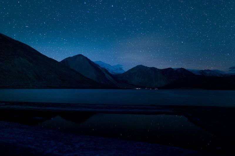 Высокогорное озеро Пангонг-Тсо. Тибет. Индияphoto preview