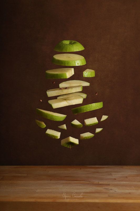 яблоко, левитация, фрукты, еда, натюрморт, арт Яблоко. Левитация.photo preview