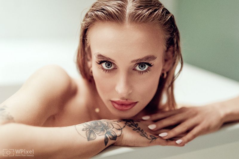 portrait, women, blonde, eyes women by wpixel (More Than Beauty)photo preview