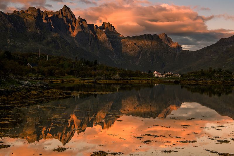 лофотены,норвегия,свольвер,горы,фьорд Сказочная Страна...photo preview