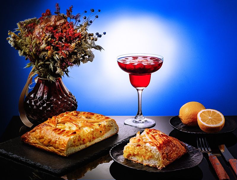 Вишня, желе, лимон, пирог Вишнёвое желе с лимонным пирогомphoto preview