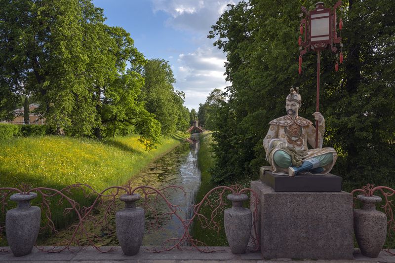 Большой китайский мостик в Александровском парке, Пушкин, Санкт-Петербургphoto preview