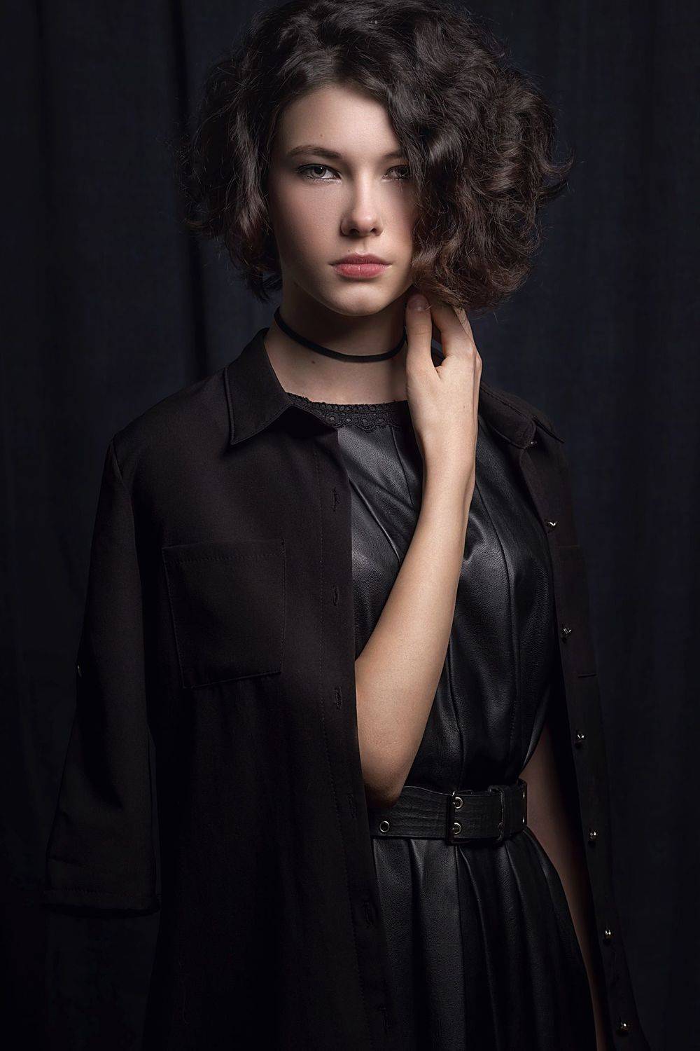 женский опртрет, глаза, прическа, Антон Тимошевский