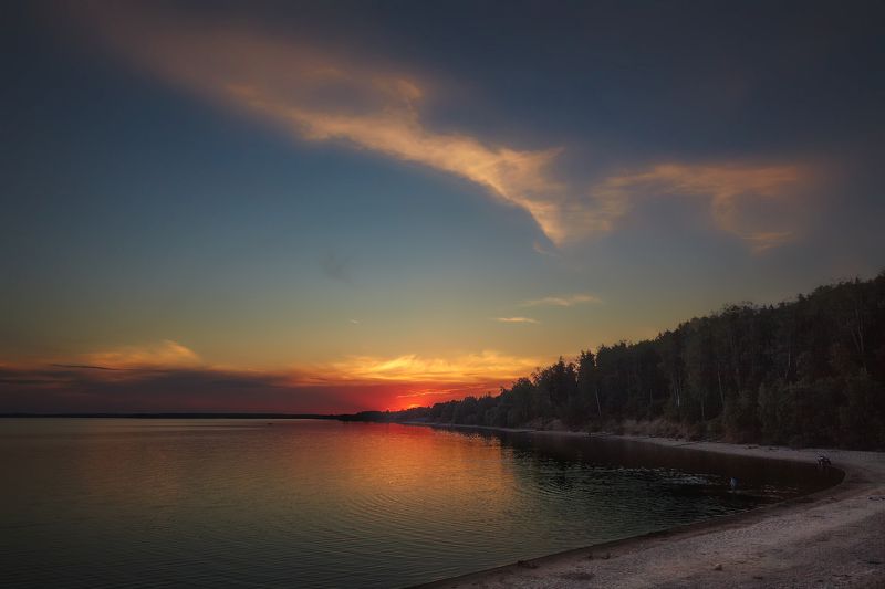 Летний вечер фото превью