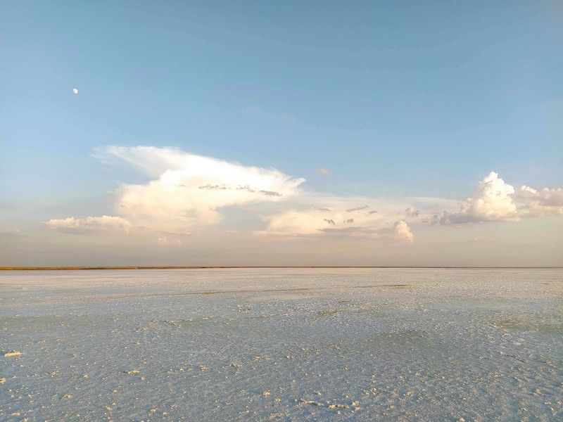 нежно, нежное небо, красивый пейзаж, озеро, эльтон Gentle skyphoto preview