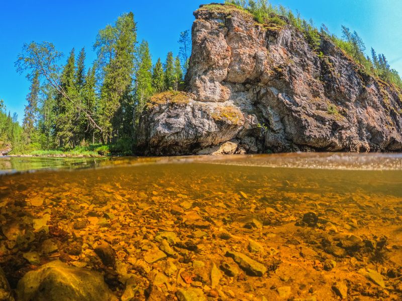 коми, изъяю, река Над таёжной рекойphoto preview