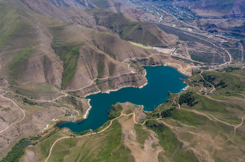 озеро, гижгит, горы, кавказ Озеро Гижгитphoto preview