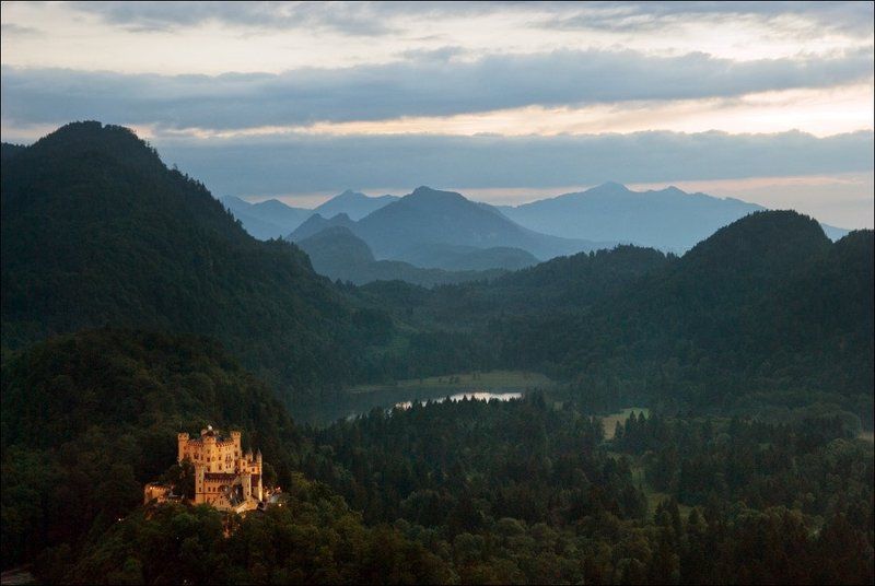 Хоэншвангау. Вечер.photo preview