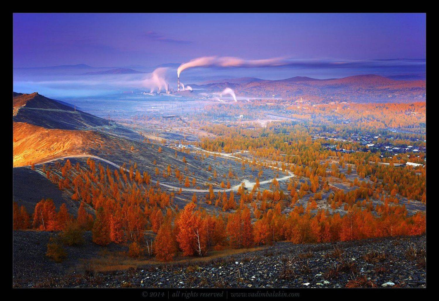 карабаш, осень, южный урал, Вадим Балакин