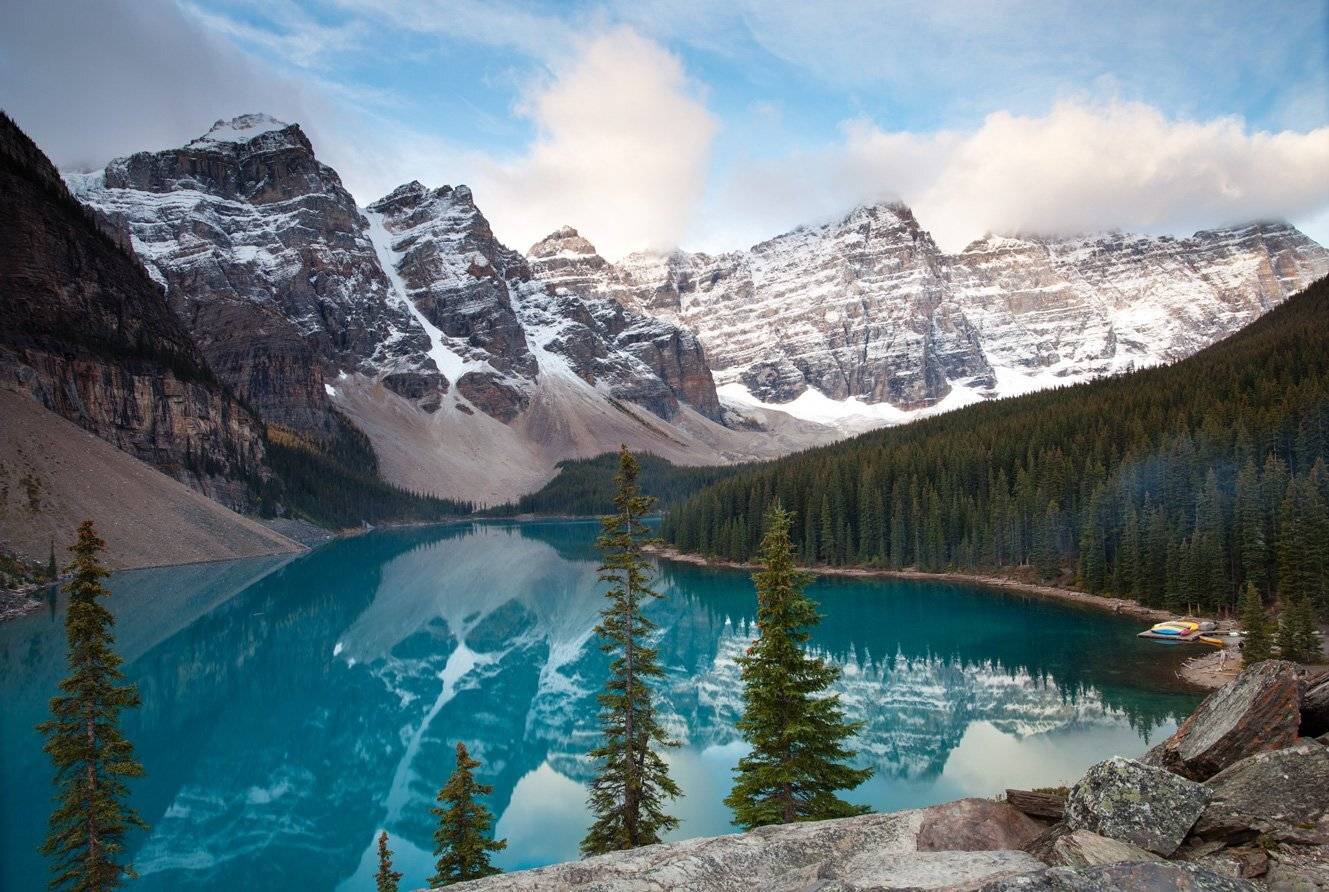 Canada, Canadian Rockies, Lake, Moraine, Алексей Самарин