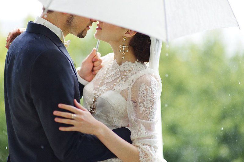 Дождь, Пара, Свадьба 20photo preview