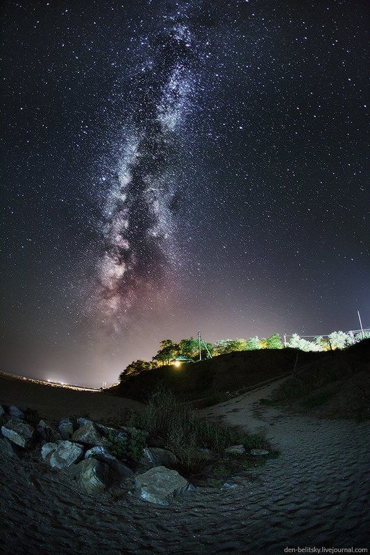 млечный путь, ночное небо, звёзды, галактика, пейзаж, украина Млечный путь в Новопетровкеphoto preview