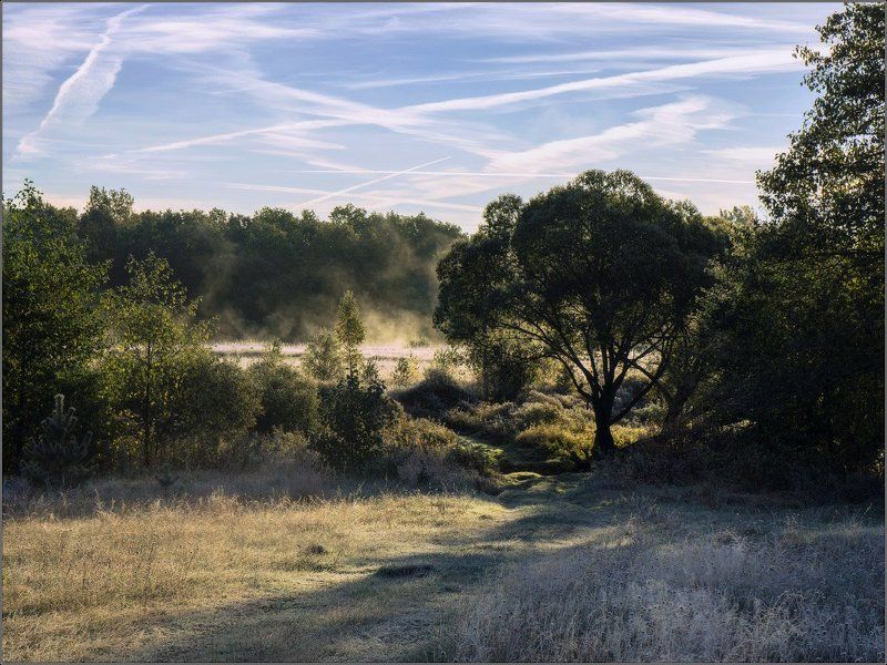 Беларусь, Березина, Деревня, Осень, Река Осень на р. Березинаphoto preview