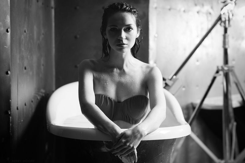 portrait, girl, портрет,style,light, bath, studio, beauty,bw, model, woman, female, cute, sexy, emotional, style, nikon Oksanaphoto preview