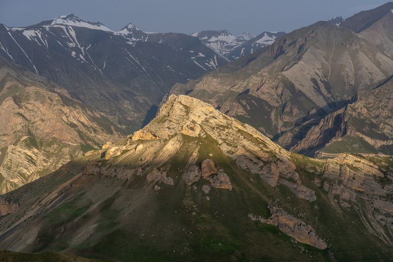 горы, кавказ, свет, рассвет photo preview