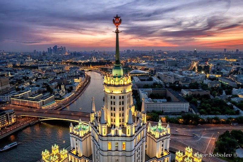 дом на котельнической набережной, москва, аэросъемка Дом на Котельнической набережнойphoto preview