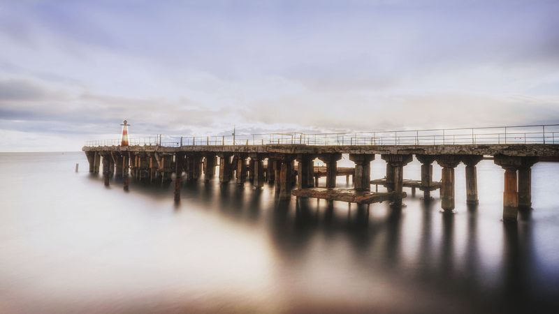 пейзаж, горы, море, крым природа россии, шторм Набережная в Крымуphoto preview