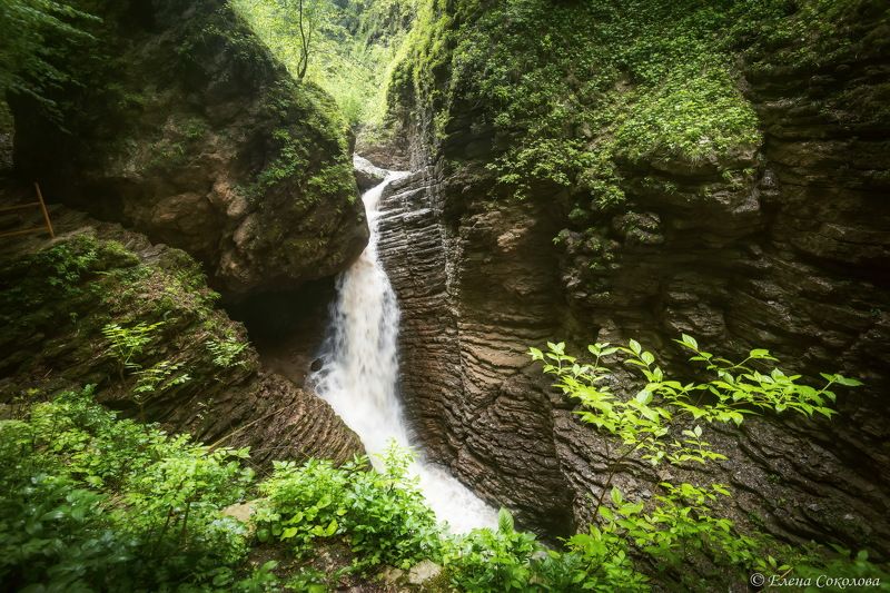 водопад, сердце руфабго, кавказ, пейзаж Сердце Руфабгоphoto preview