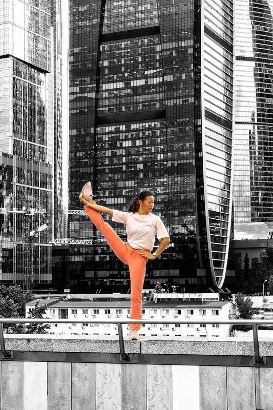 #photoart, #photowork, #yoga, #Moscow, # Color keyphoto preview