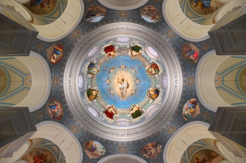 книга владыка моря, плафон, потолок, ceiling, ceiling-art, capriccio, veduta, photoartist, ведута, каприччио, фотохудожник, храм, россия, артем мирный, курск, russia, artyom mirniy, kursk, church, Храм Воскресения Христова. Город Курск (Россия)photo preview