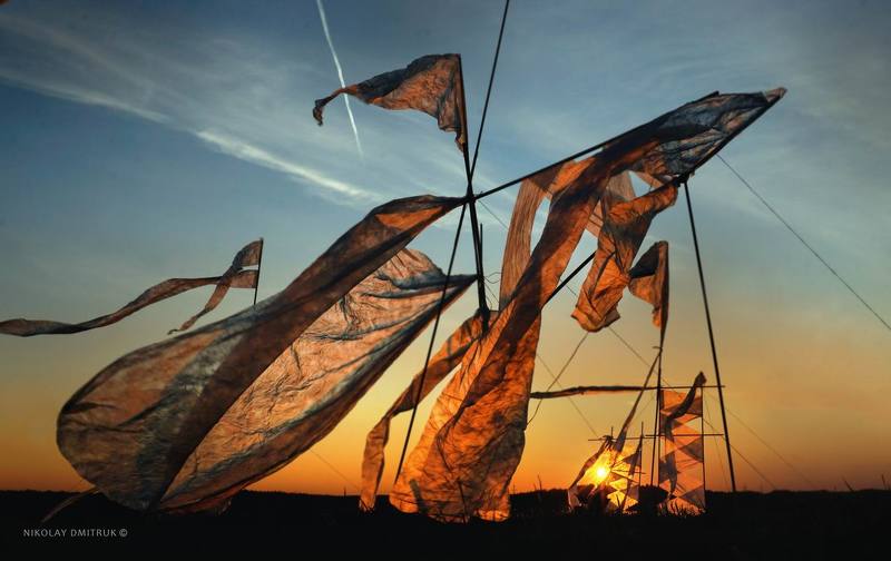 пейзаж 	 ловушка для ветра . авторская инсталляцияphoto preview