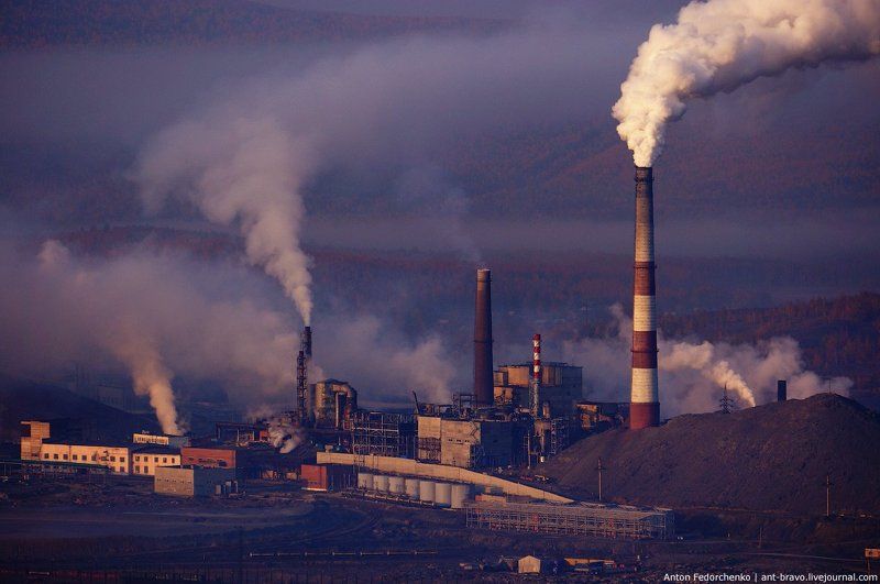 горы, карабаш, промышленность, южный урал Урал промышленный фото превью