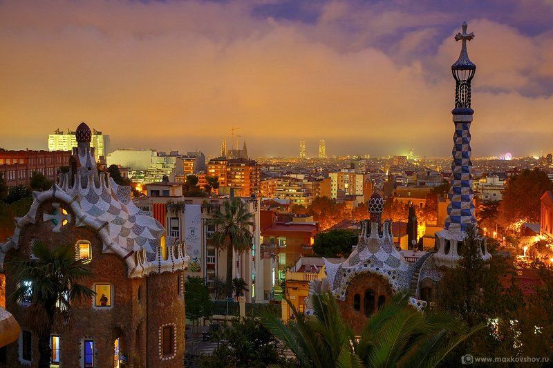 Barcelona, Parc G?ell, Барселона, Парк гуэля Барселона. Парк Гуэля.photo preview