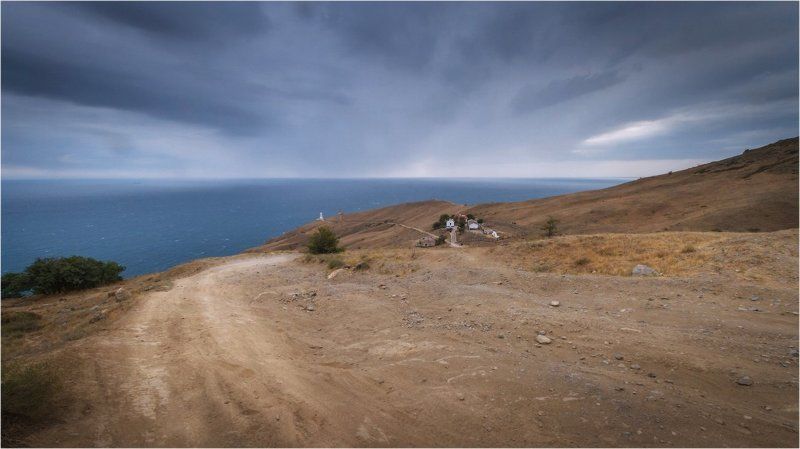 2012, Белый, крым, Маяк, меганом, Море, мыс, Черное море белый маячокphoto preview