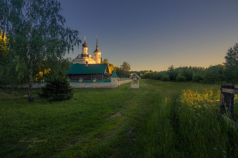 костромская область, островский район, кострома, никола-бережки, щелыково Летний вечер,Никола-Бережкиphoto preview