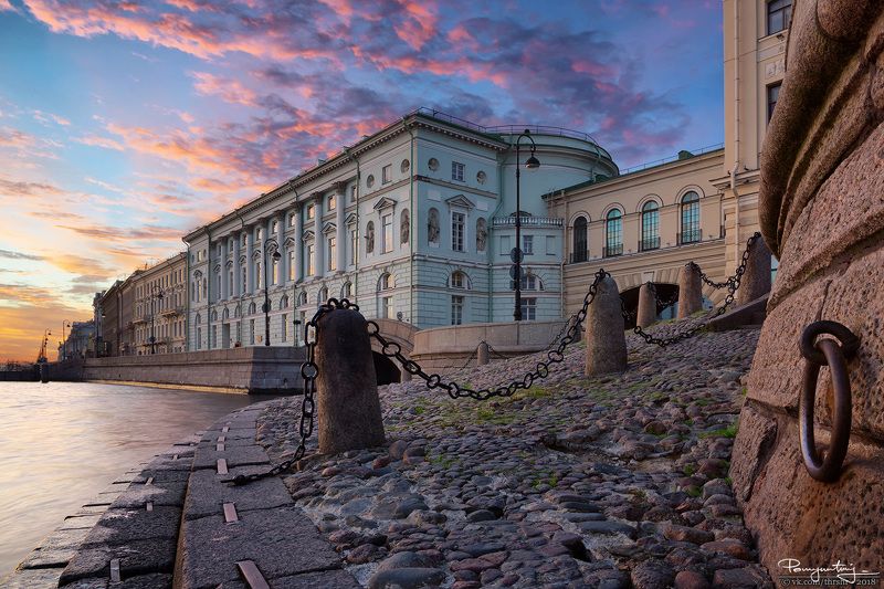 санкт-петербург, питер, спб, петербург, дворцовая, набережная, эрмитажный, театр, рассвет Эрмитажный театрphoto preview