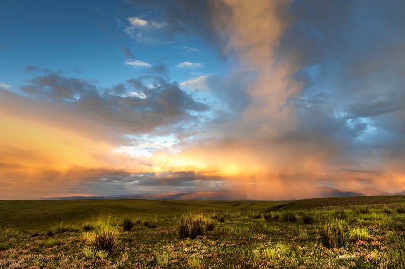 Sunset glowphoto preview