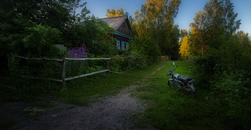 костромская область, деревня, село, щелыково, кострома Тихий вечер.Никола-Бережкиphoto preview