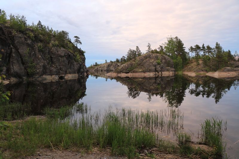 карелия,ладожскиешхеры,белаяночь,природа Белые ночи на Ладогеphoto preview