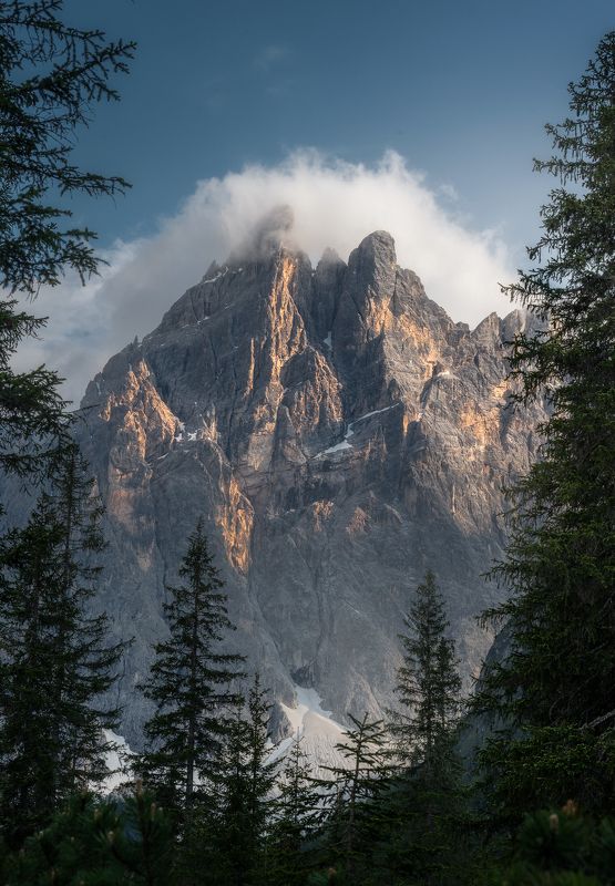 Landscape mountain dolomites minimal sunrise sunset italy Epic Dolomites part 1photo preview