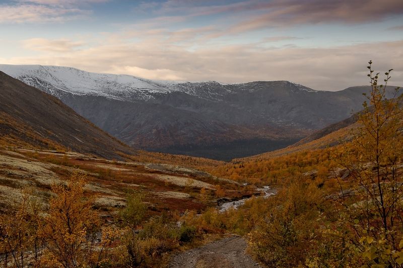 осень,хибины,горы Дорога домойphoto preview