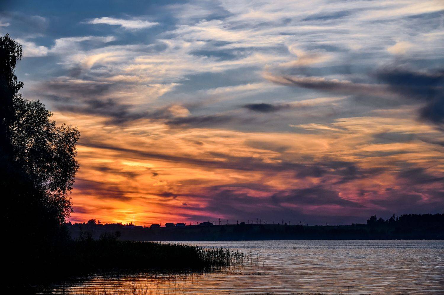 Закат. Автор: Пшеннов Михаил Пейзаж, Пшеннов Михаил