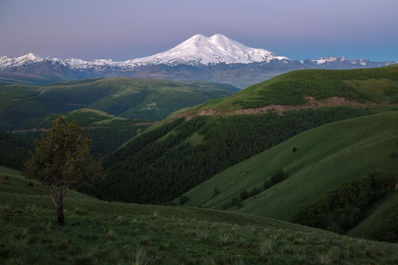Кавказ  Утренний Эльбрусphoto preview