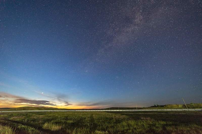 #photoart, #photowork, #milkyway, #night, #Arkaim Milky Way in Arkaimphoto preview