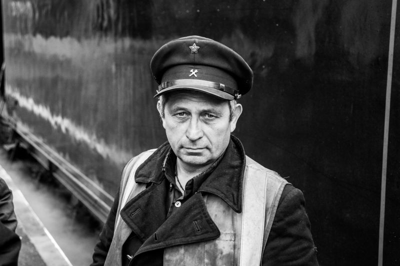 Портрет машиниста паровозаphoto preview