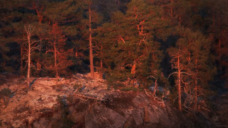 Вечерняя Ладогаphoto preview