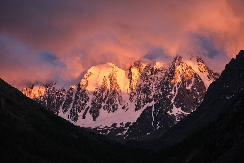 алтай, шавлинскиеозера, горы, закат Горы в огнеphoto preview